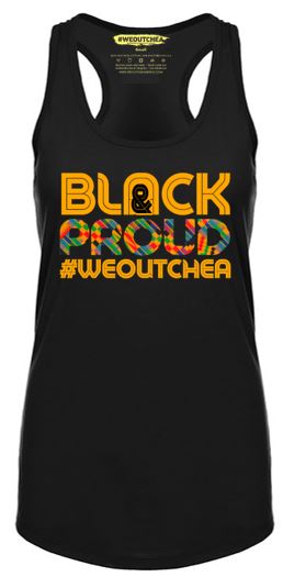 Women's Black Racerback Tank Top (Various Styles)