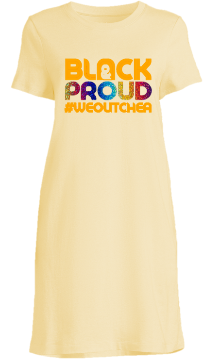 Women's Short Sleeve Cream T-Shirt Dress (Various Styles)
