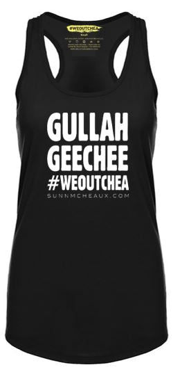 Women's Black Racerback Tank Top (Various Styles)