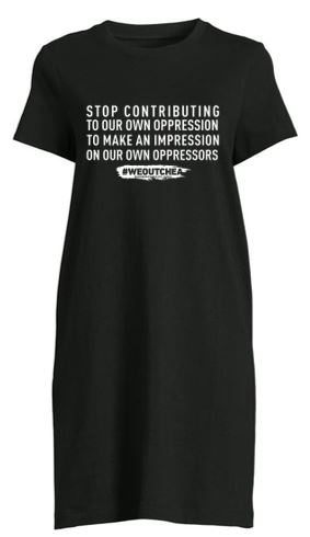 Women's Short Sleeve Black T-Shirt Dress (Various Styles)