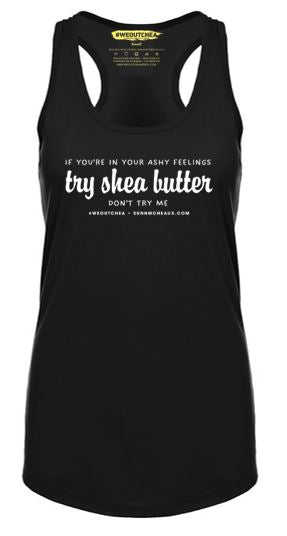 Women's Black Racerback Tank Top (Various Styles)