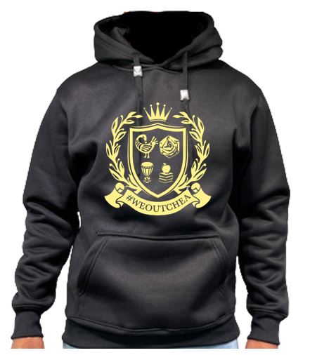 "#WEOUTCHEA" Crest 1 Long Sleeve Fleece Hoodie
