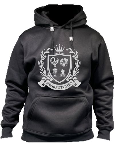 "#WEOUTCHEA" Crest 1 Long Sleeve Fleece Hoodie