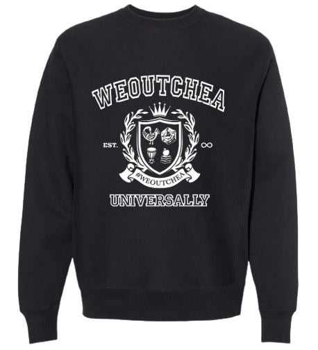#WEOUTCHEA Universally Crest Long Sleeve Sweatshirt