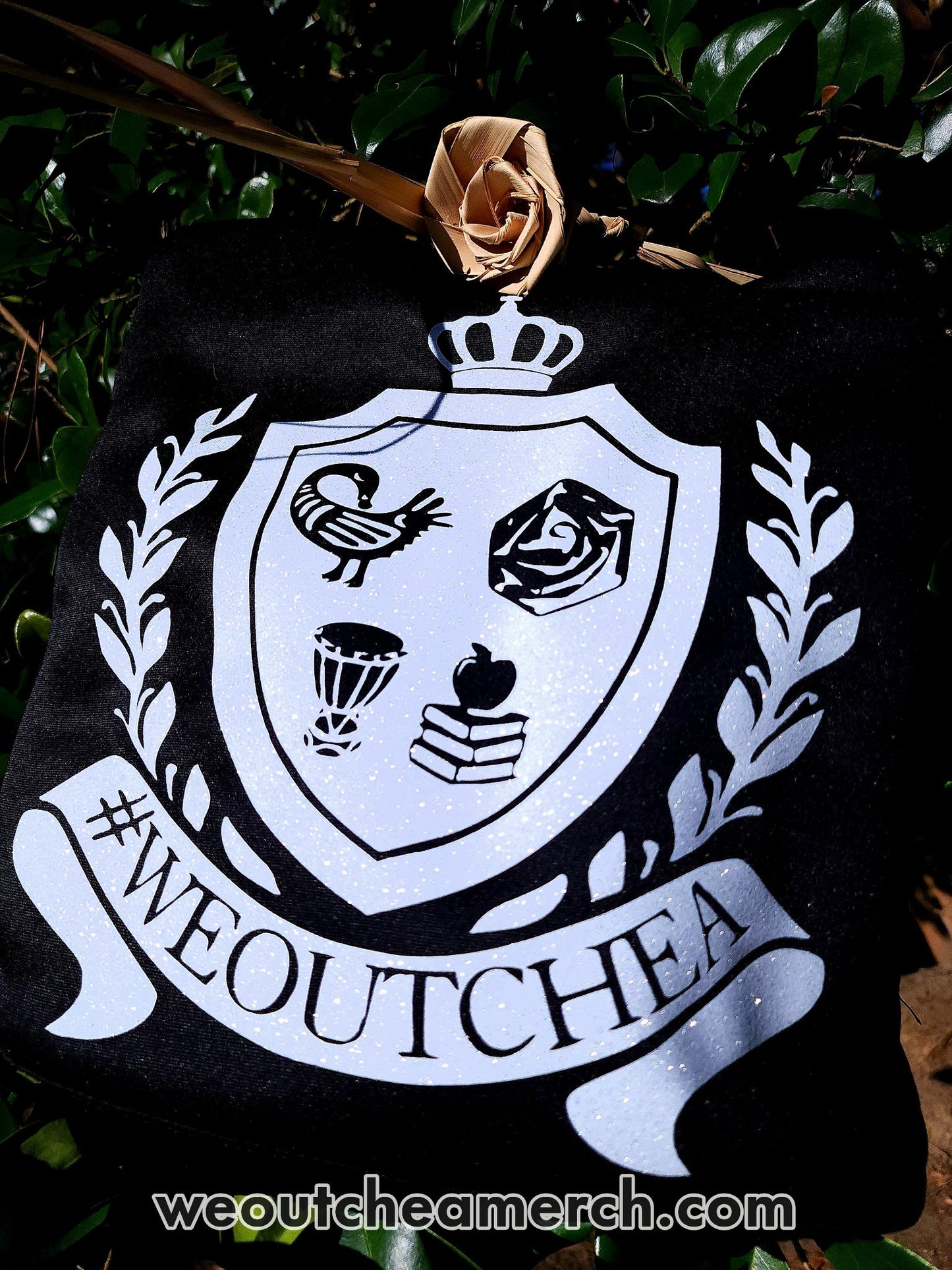 "#WEOUTCHEA" Crest 2 Long Sleeve Fleece Hoodie