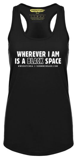 Women's Black Racerback Tank Top (Various Styles)