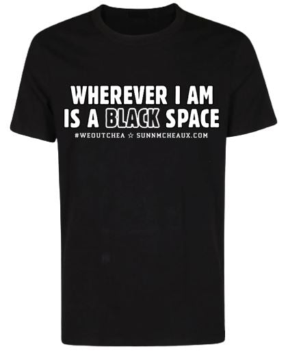 "...Black Space" Short Sleeve Tee