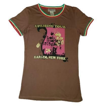 "Bob Marley Uprising Tour, 1979" Short Sleeve Tee