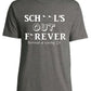 "School's Out...Retired" Short Sleeve Tee