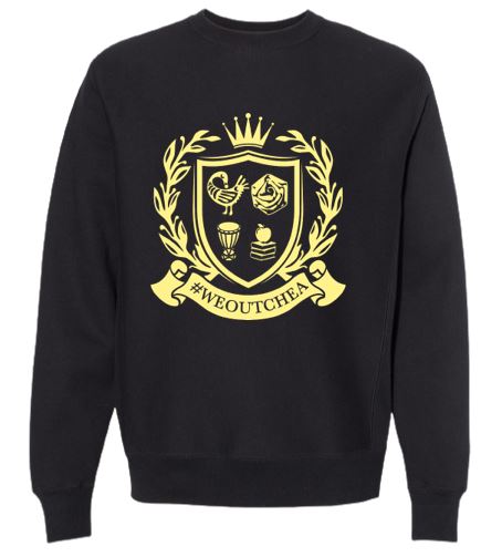 "#WEOUTCHEA" Crest 1 Long Sleeve Sweatshirt