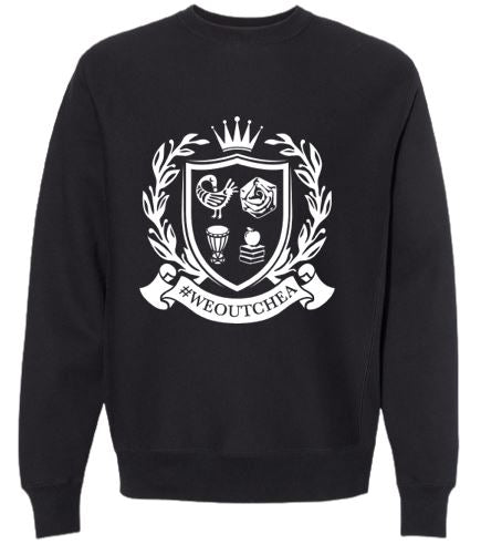 "#WEOUTCHEA" Crest 1 Long Sleeve Sweatshirt